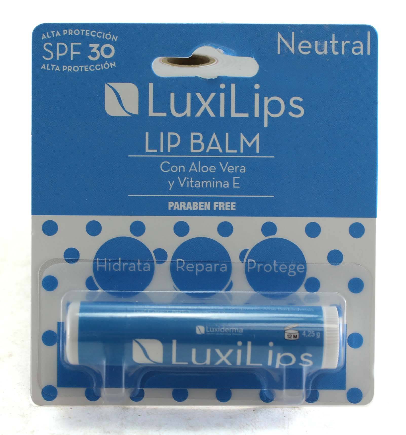 LUXILIPS NEUTRAL STICK LABIAL SPF30