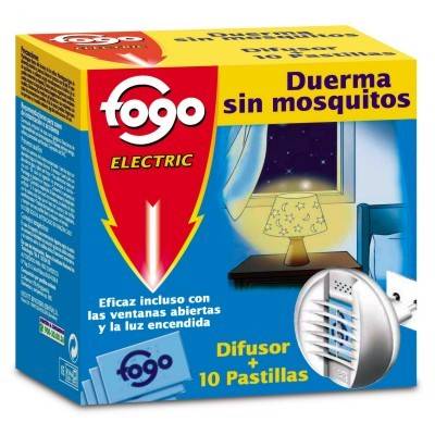 INSECTICIDA FOGO ELECTRICO DIFUSOR+10 PAST. 220V