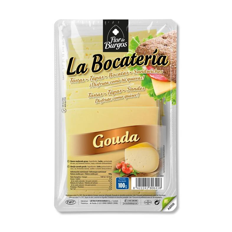 LONCHAS GOUDA LA BOCATERIA 100G