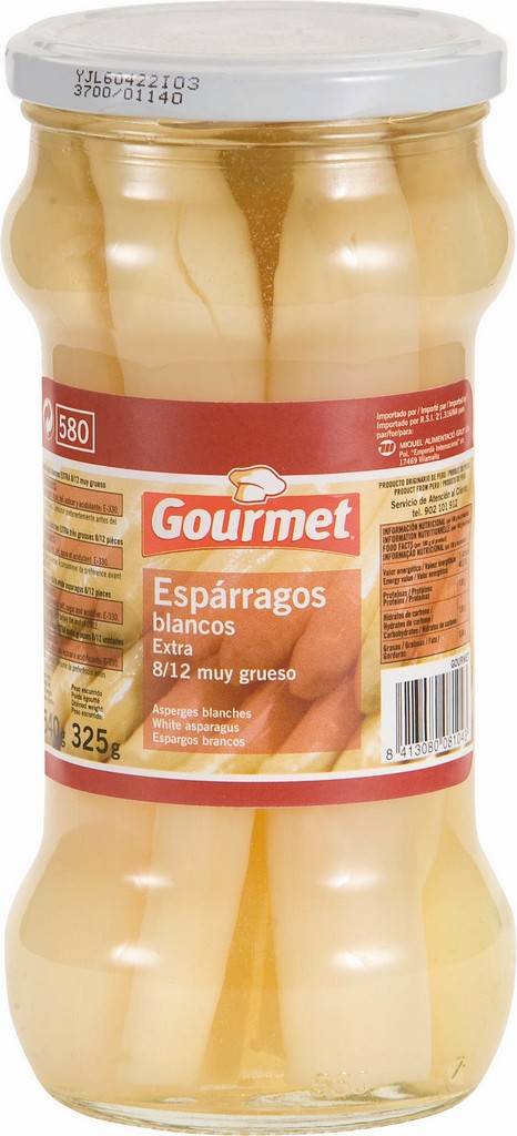 ESPARRAGO GOURMET EXT.FCO.8/12 325G