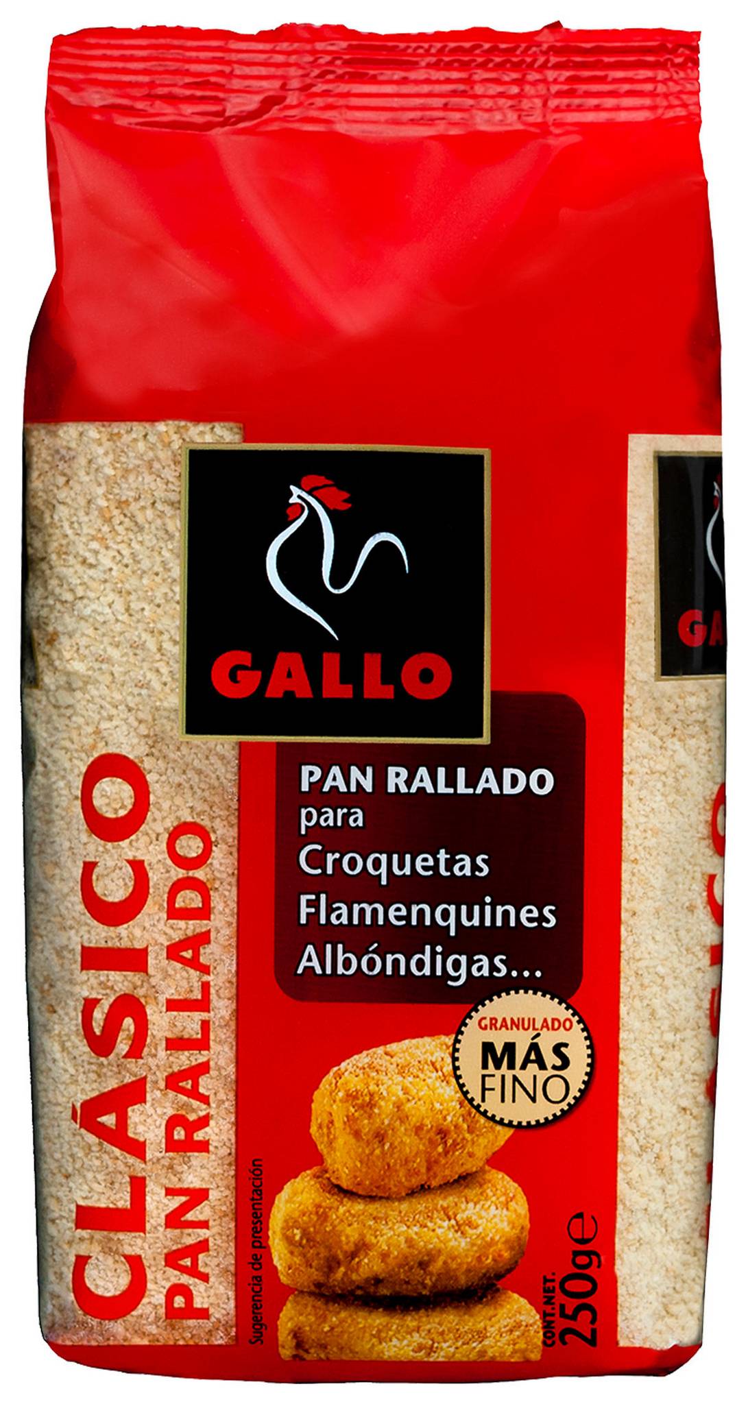 PAN GALLO RALLADO 250G