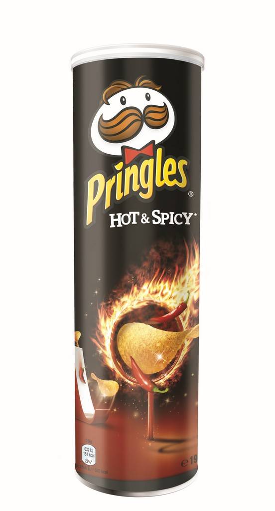 PATATAS PRINGLES HOT & SPICY 165grs