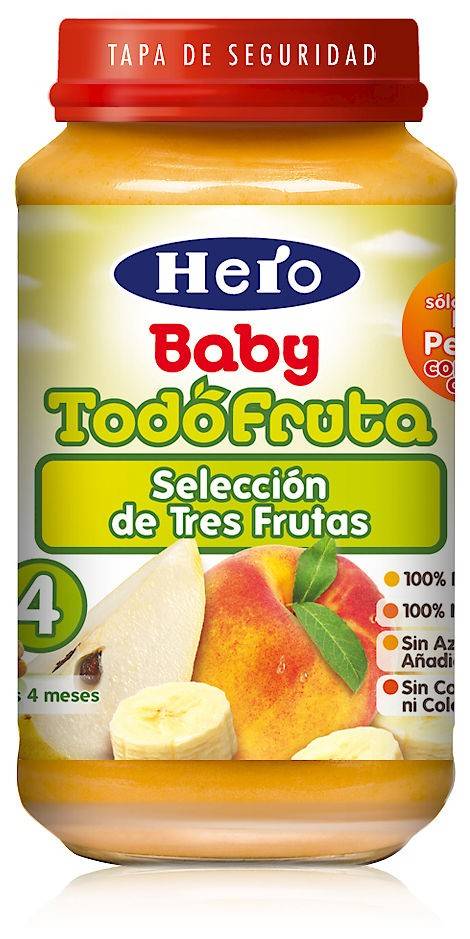 POTITO HERO BABY TRES FRUTAS 190G