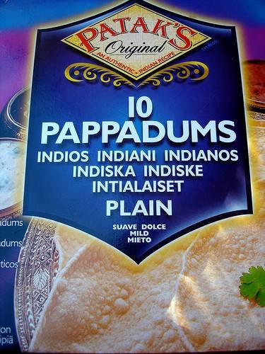 PAPPADUMS NATURAL PATAKS 100 G.