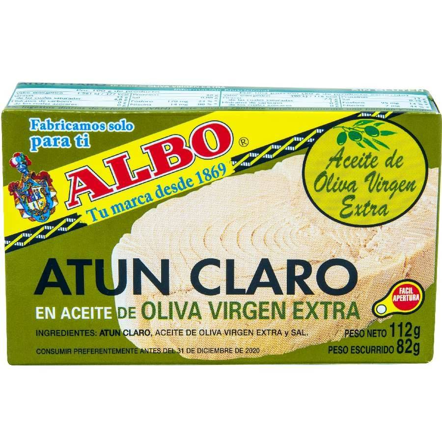 ATUN ALBO CLARO ACEITE OLIVA VIRGEN OL-120 82 GR