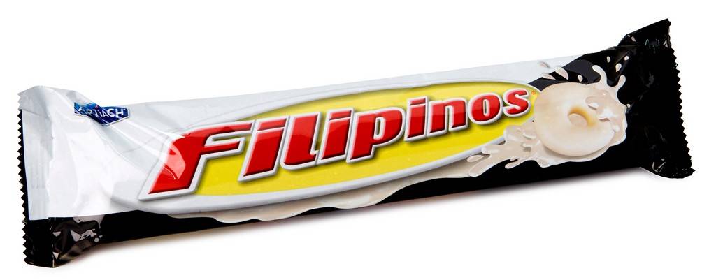 GALLETAS FILIPINOS CHOCO. BLANCO 135G