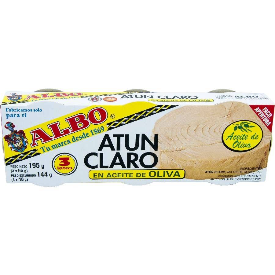ATUN ALBO CLARO ACEITE OLIVA 48 GR P-3