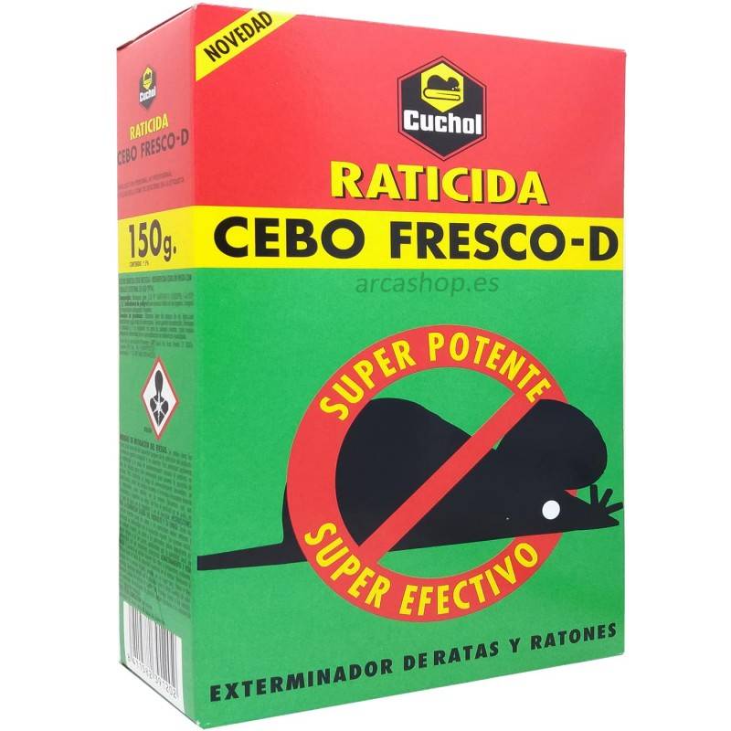 RATICIDA CUCHOL CEBO FRESCO 150gr