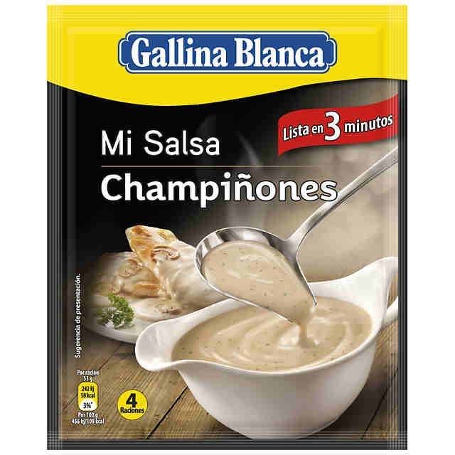 SALSA CHAMPIÑONES GALLINA BLANCA 24G