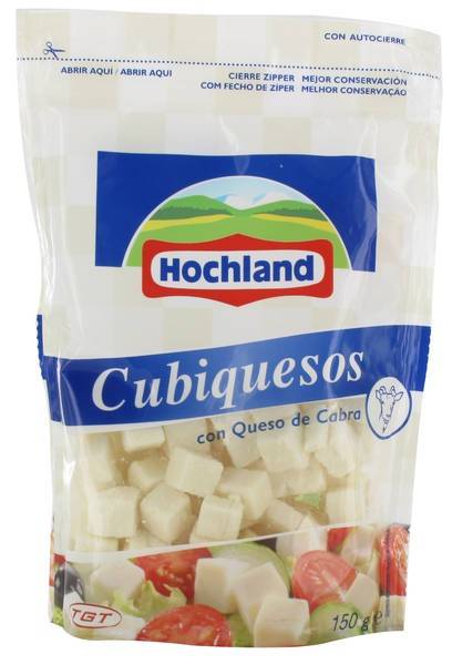 CUBIQUESOS HOCHLAND QUESO CABRA 150 GR